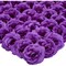 Bright Creations 50 Pack Purple Roses Artificial Flowers Bulk, 3 Inch Stemless Fake Silk for Decorations, Wedding, Faux Bouquets